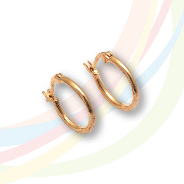 Marina Gold Plated Hoop Earrings