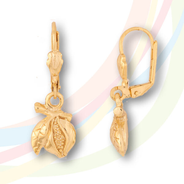 Marina Gold Plated Pomegranate Earrings