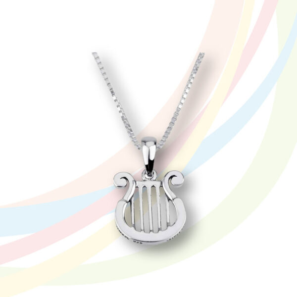 Marina Silver David's Harp Necklace