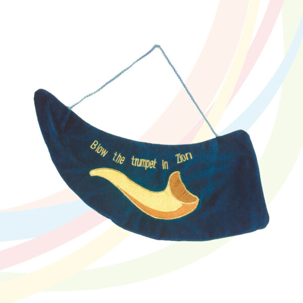 Rams Horn Shofar Bag - Blow the Trumpet in Zion