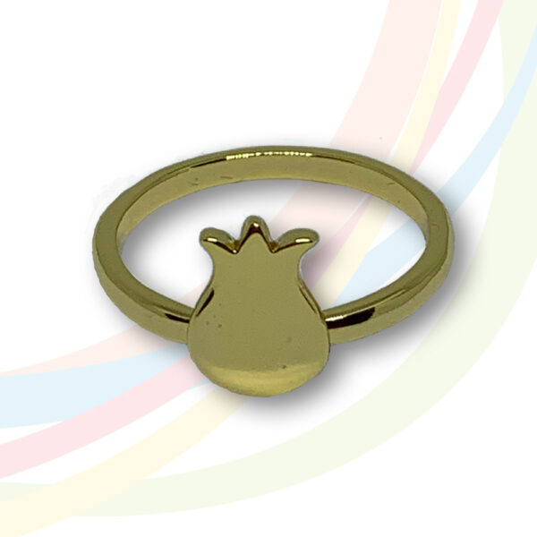 Marina Gold Plated Pomegranate Ring