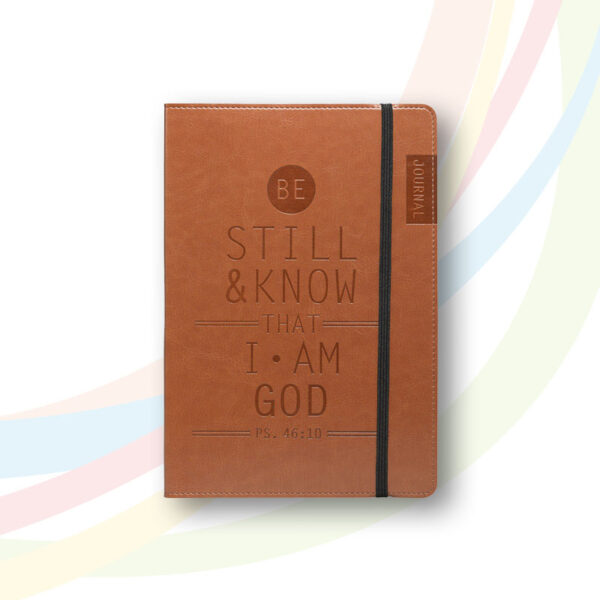 Be still & know that I am God Faux Leather Journal